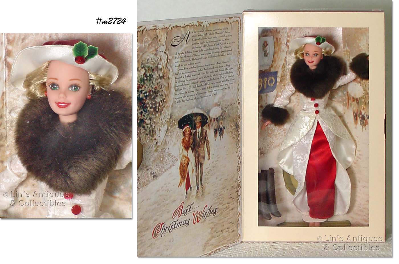 holiday memories barbie 1995 value